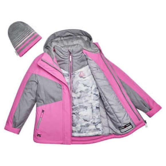 NWT Gerry 3-in-1 Systems Roses FLORAL multi-use jacket - Picture 4 of 15